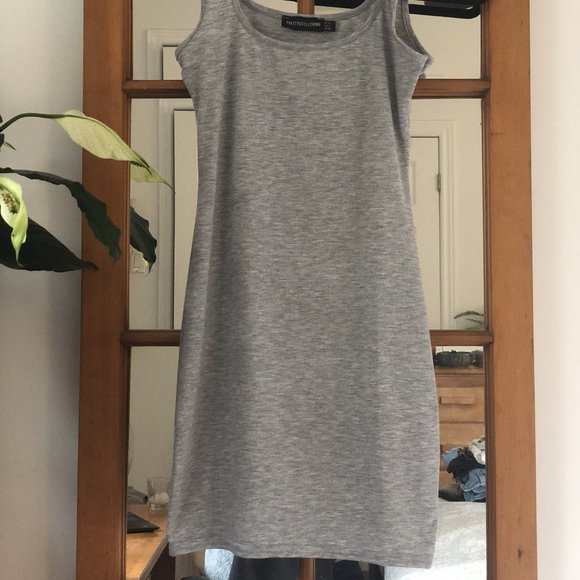 Grey bodycon mini dress, size small - Picture 1 of 2